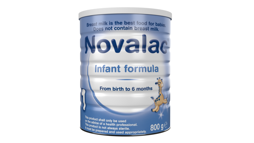 Novalac Premium 1 Ready to feed milk 90ml - Baby milk in single serving  ready to eat - Zachos Pharmacy